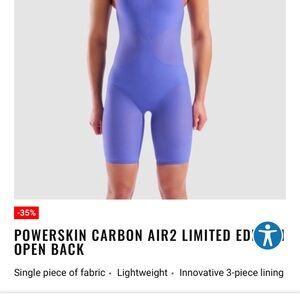 Powerskin Carbon Air2 Women's Blue Swim One Piece